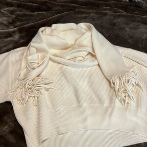 Ivory beautiful Monse sweater.  Worn once. Fabulous condition.